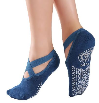 Cross belt yoga socks